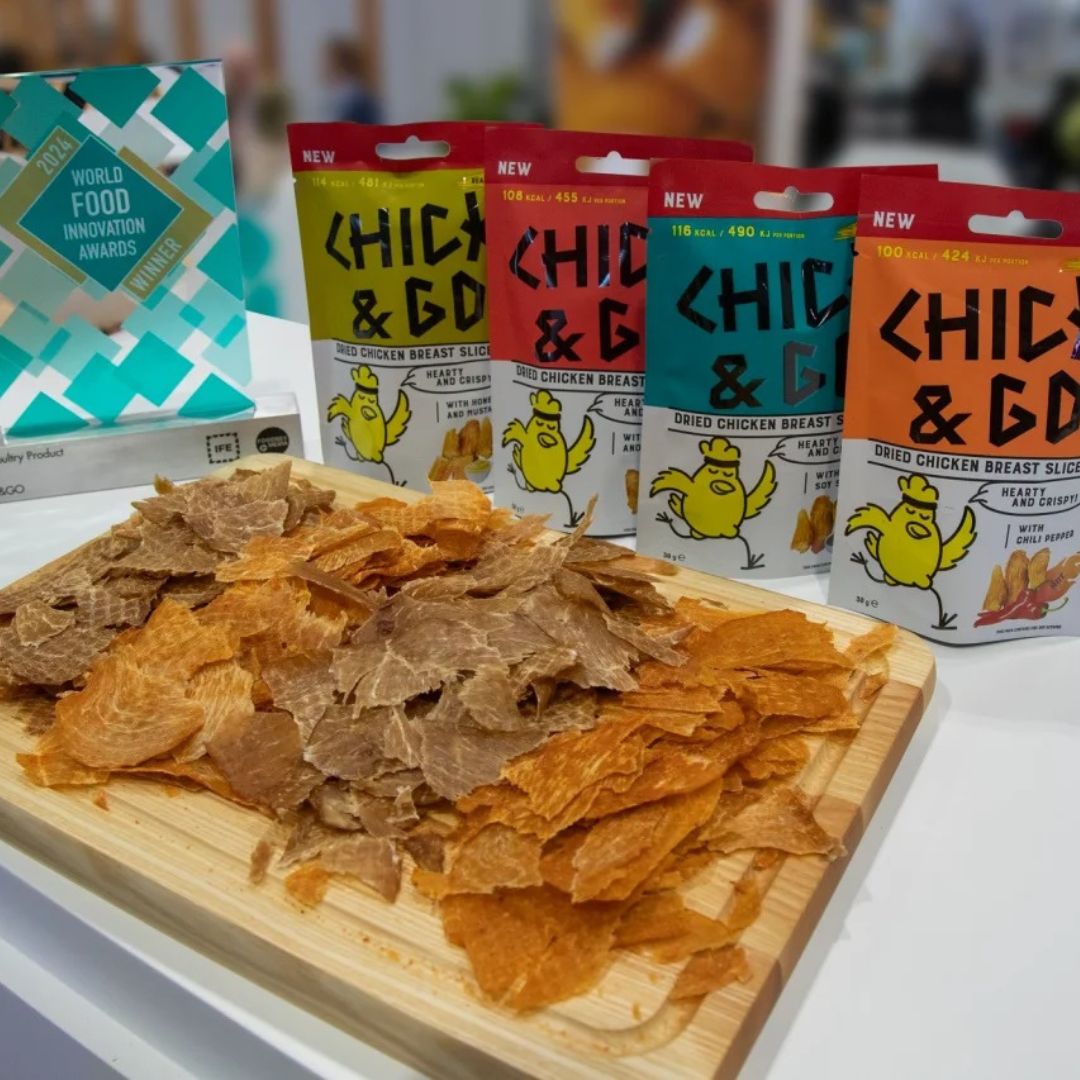Gedroogde Kipsnacks Paprika & Peper