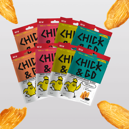 Gedroogde Kipsnacks Proefpakket
