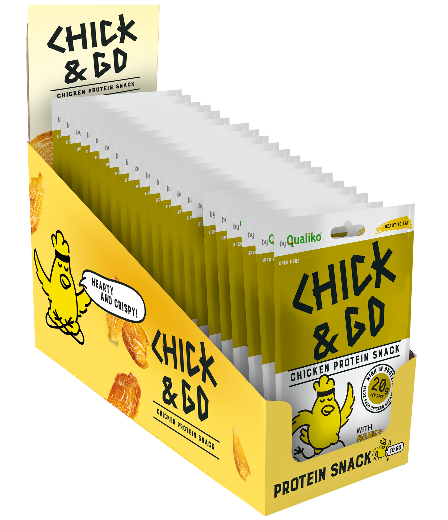 Chick&Go Doos 18 stuks - Honing Mosterd