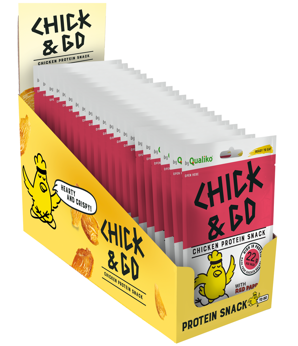 Chick&Go Doos 18 stuks - Paprika