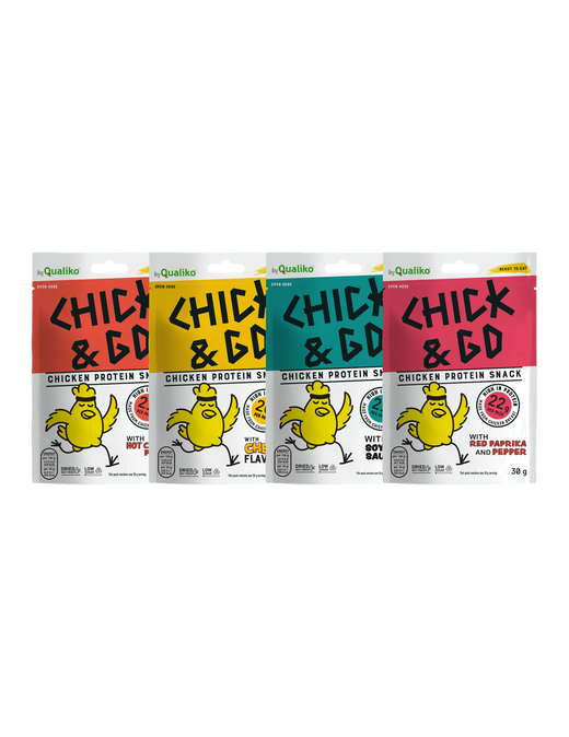Chick&Go Proefpakket 4 stuks - 4 smaken