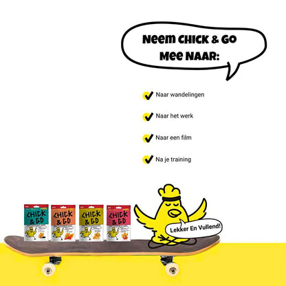 Gedroogde Kipsnacks Chili Peper