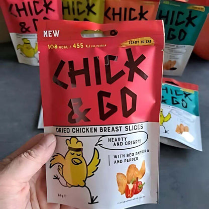 Gedroogde Kipsnacks Paprika & Peper