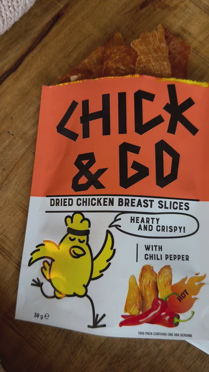 Gedroogde Kipsnacks Chili Peper